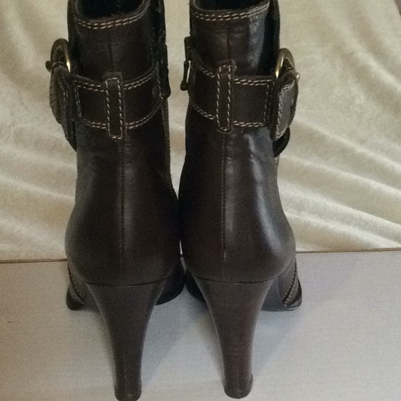 Coach Nancie Leather Heeled Booties - Picture 4 of 8